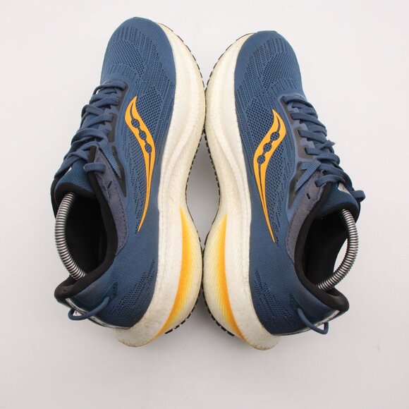 Saucony Triumph 21 Men\'s 9.5 Shoes Blue Running Walking Sneaker Gym S20881-91 main image 4